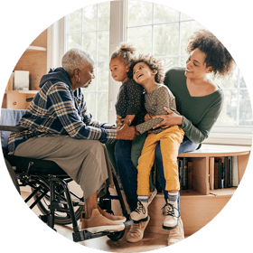 family laughing together | sioux falls elder law